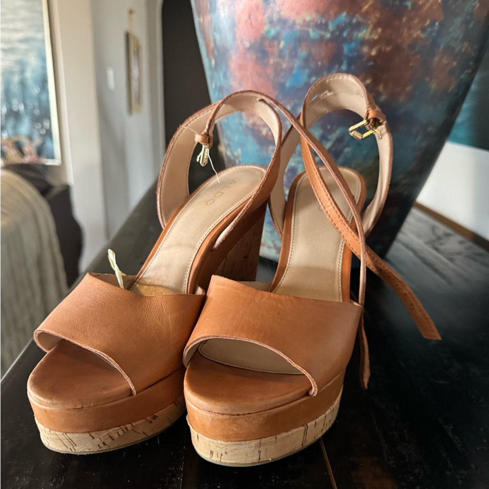 Aldo platform wedge sandals